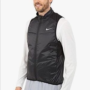 NWOT Men’s Large Nike Polyfill Running Vest - Black